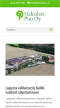 Mobile Screenshot of hakulanpuu.fi